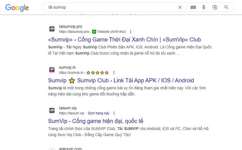 sumvip lừa đảo