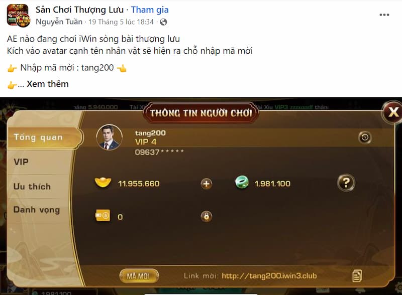 tài khoản iwin club bị khóa vĩnh viễn